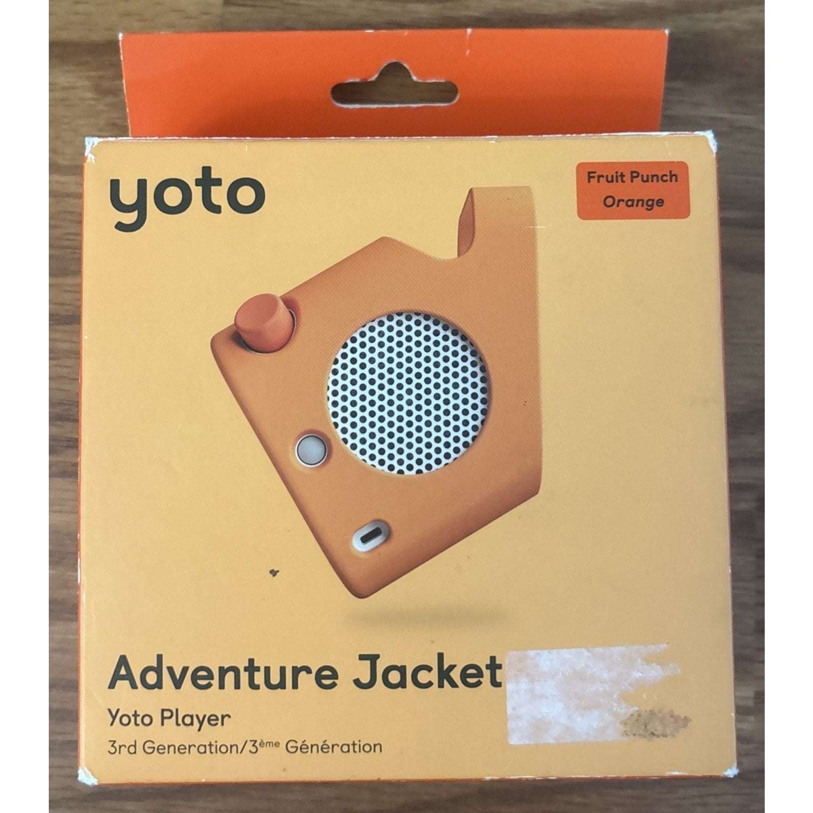Yoto Player 3rd Generation Silicone Adventure Jacket w/ Carry Handle Fruit Punch