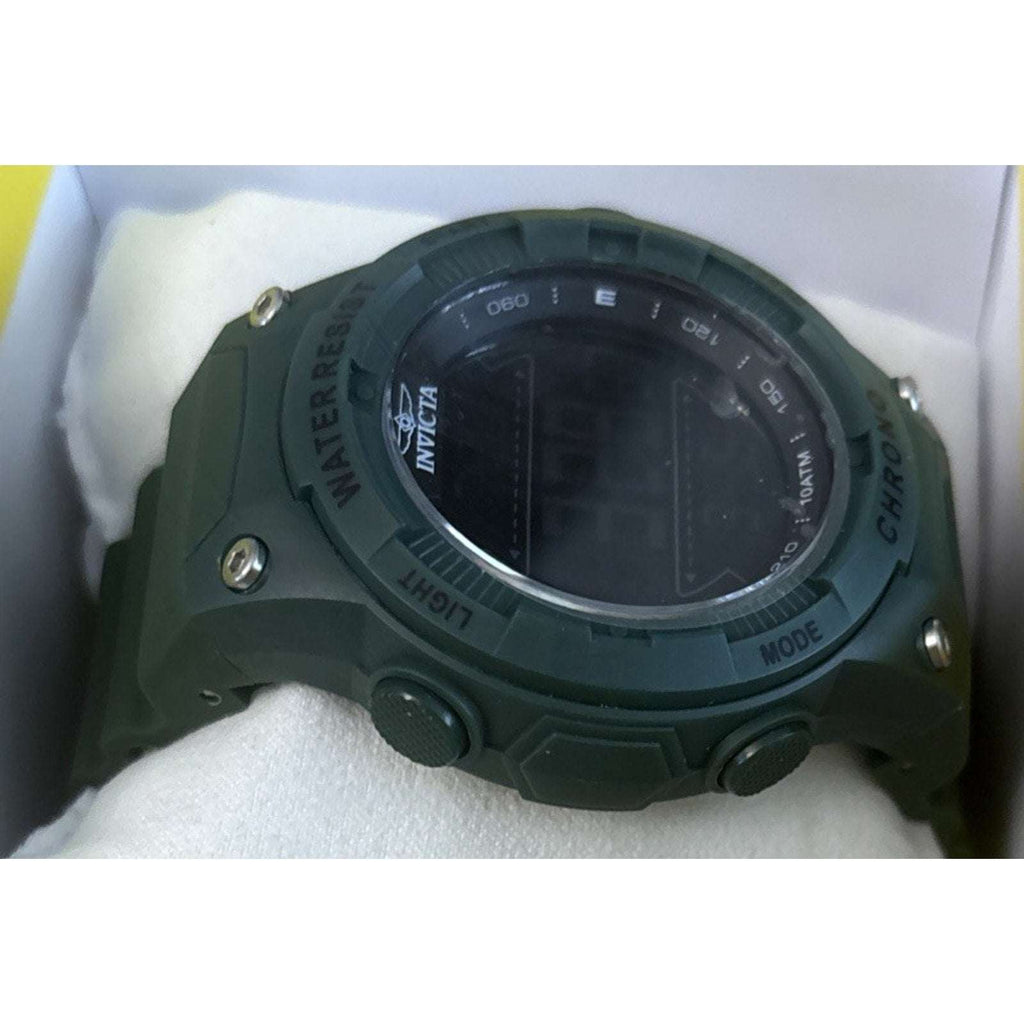 Invicta Racing Digital Men's Watch - 52mm, Green w/ Black Dial 47525 NEW