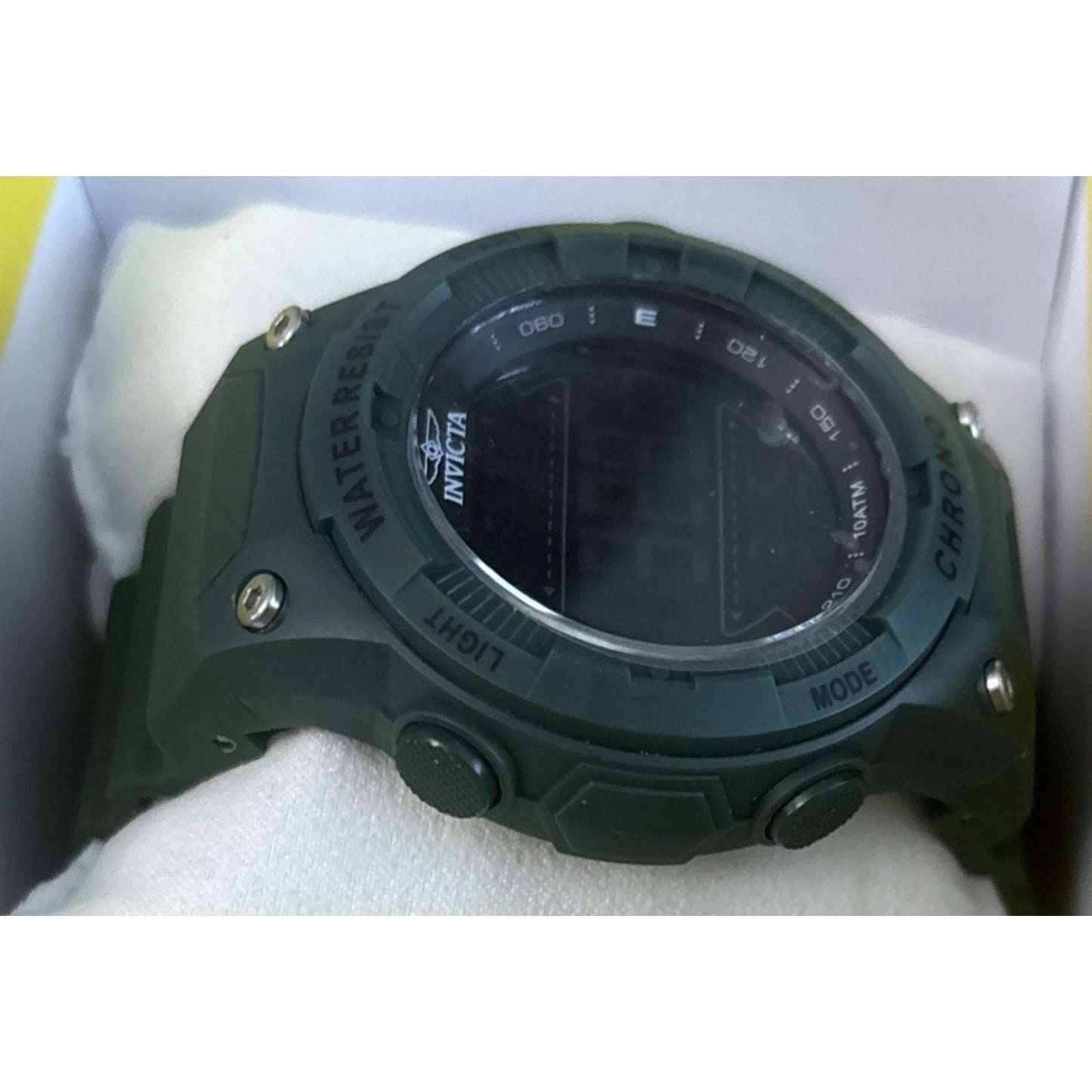 Invicta Racing Digital Men's Watch - 52mm, Green w/ Black Dial 47525 NEW