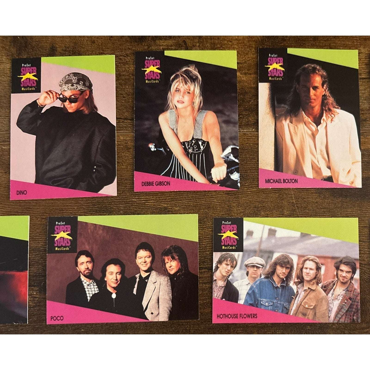 1991 Pro Set Super Stars Music Cards Lot of 43 Ziggy Marley Madonna U2 INXS ++