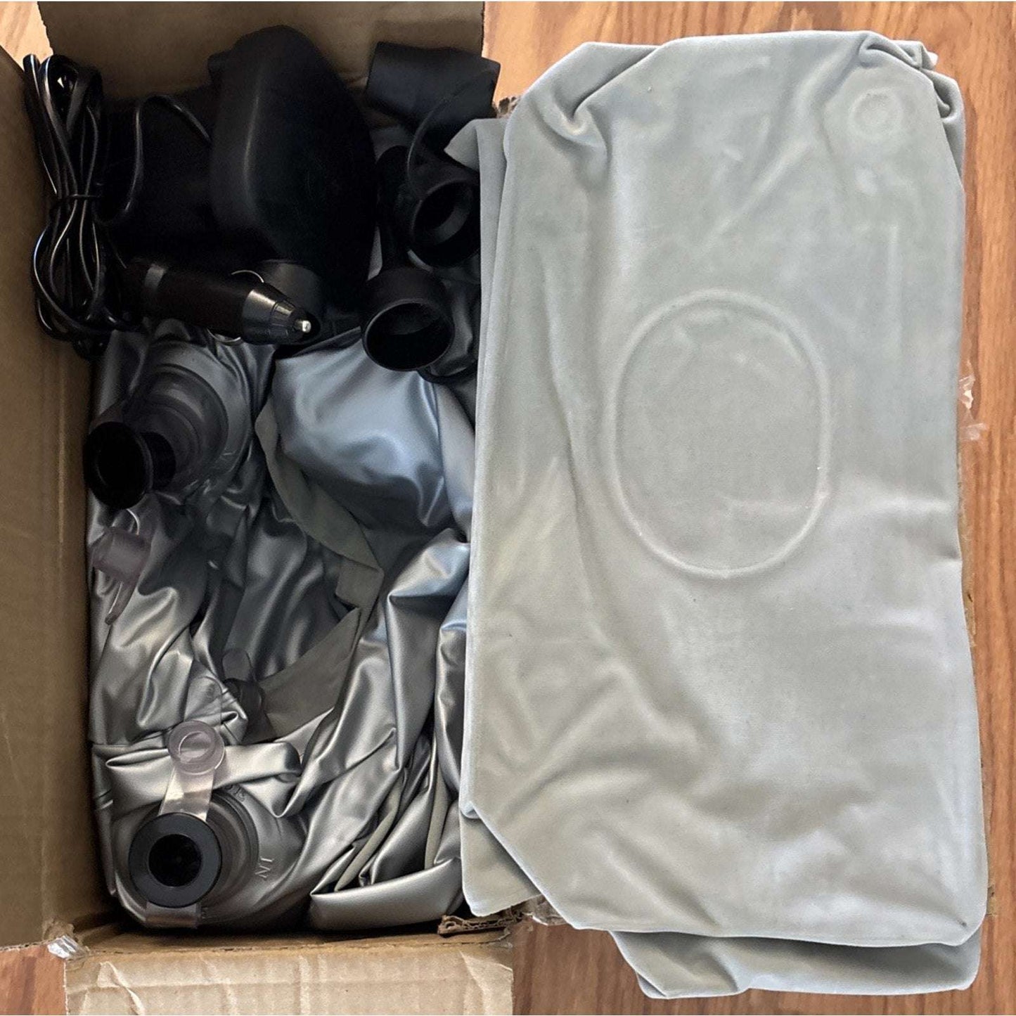 SUV Inflatable Air Mattress w Pump Drive-Ins Road Trips Camping Cup Phone Holder