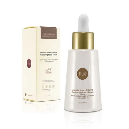 True-OrgaNica Essential Bloom Caffeine Awakening Facial Stem Cell Serum 1 fl oz