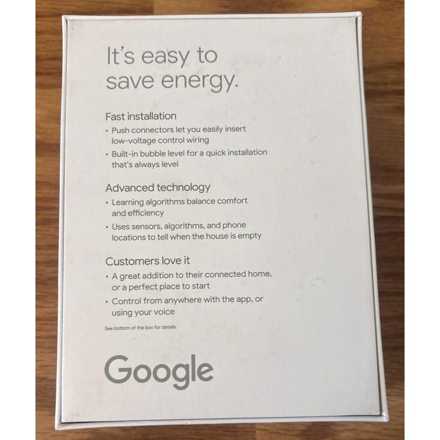 Google Nest Thermostat E Nest Pro Edition Model: A0063 T4001ES - New Open Box