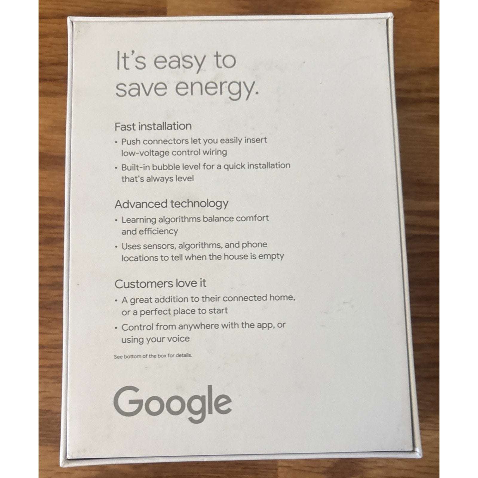 Google Nest Thermostat E Nest Pro Edition Model: A0063 T4001ES - New Open Box