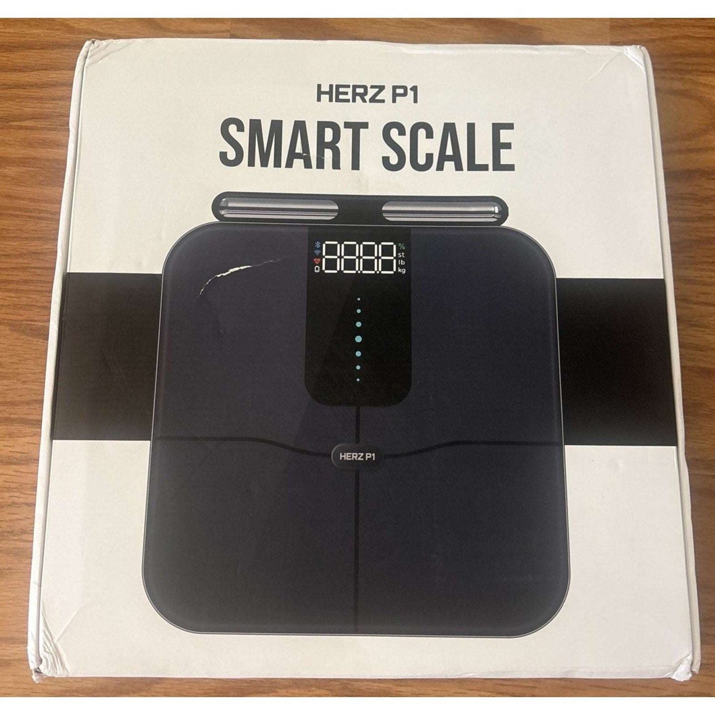 Herz P1 Smart Scale 8-Electrode Body Composition w/ 56 Metrics BMI Bluetooth APP