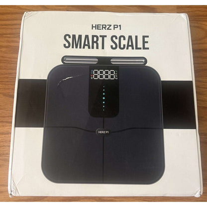 Herz P1 Smart Scale 8-Electrode Body Composition w/ 56 Metrics BMI Bluetooth APP