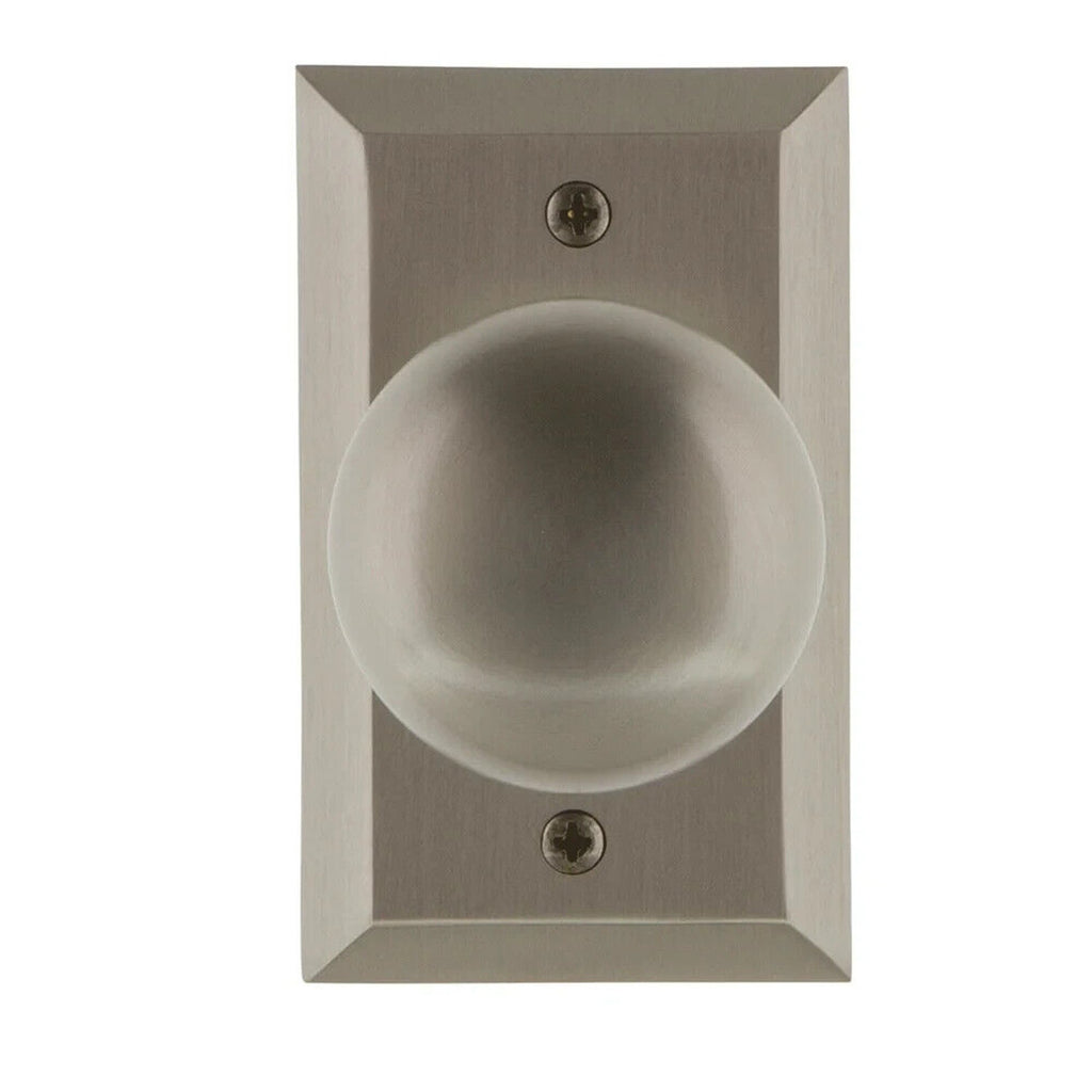 Nostalgic Warehouse New York Studio Single Dummy Door Knob in Satin Nickel