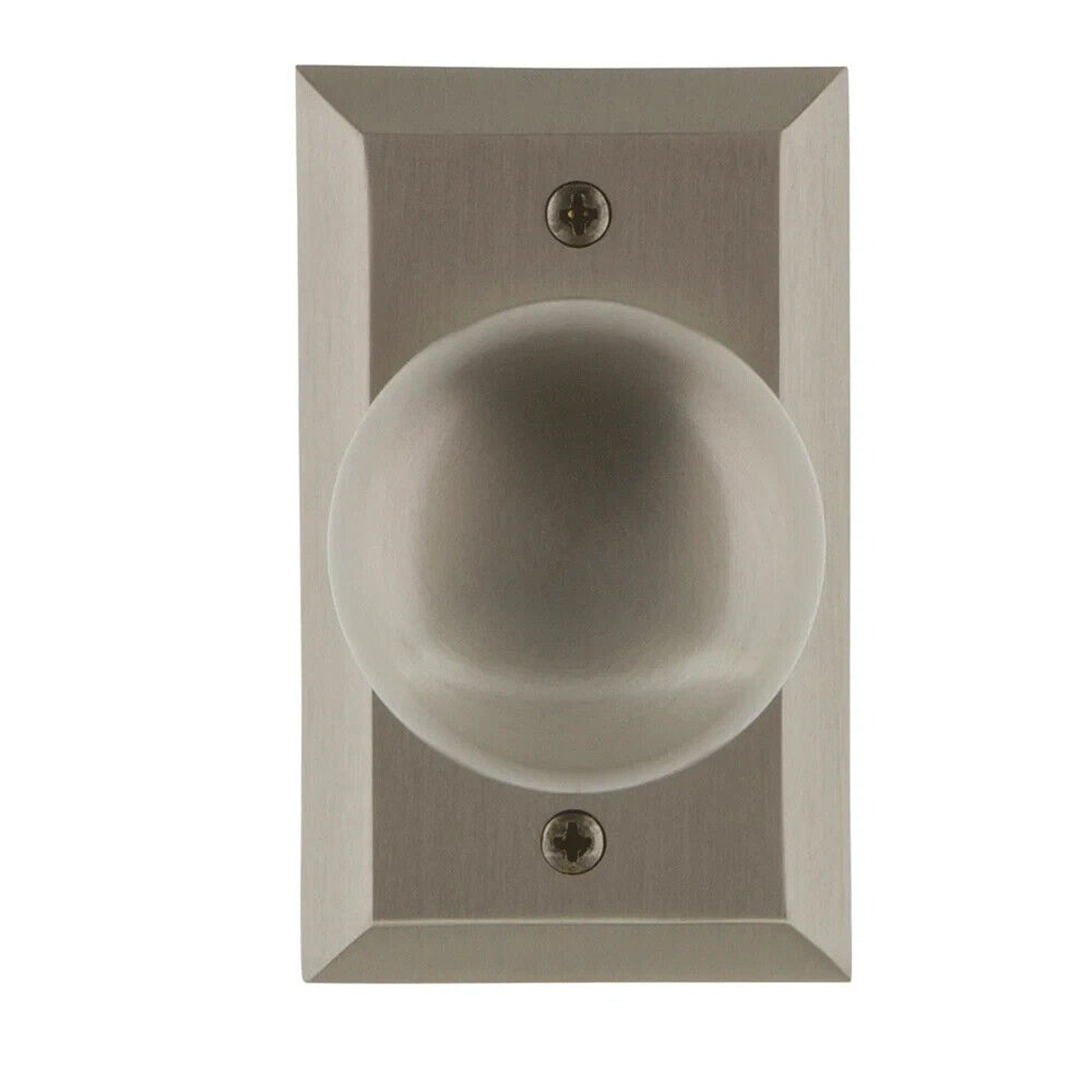 Nostalgic Warehouse New York Studio Single Dummy Door Knob in Satin Nickel