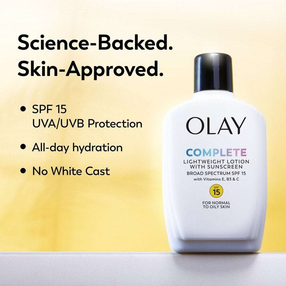 Olay COMPLETE Lightweight 24hr Moisturizer SPF 15 Normal to Oily Skin 6oz 07/27