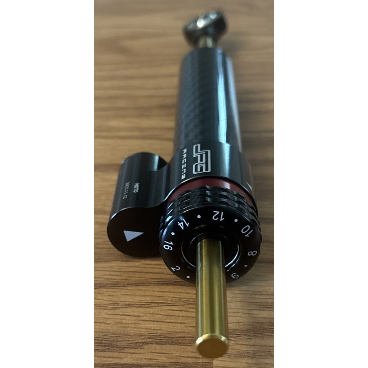 JFG Racing 10" Universal Motorcycle Steering Damper Stabilizer Carbon Fiber