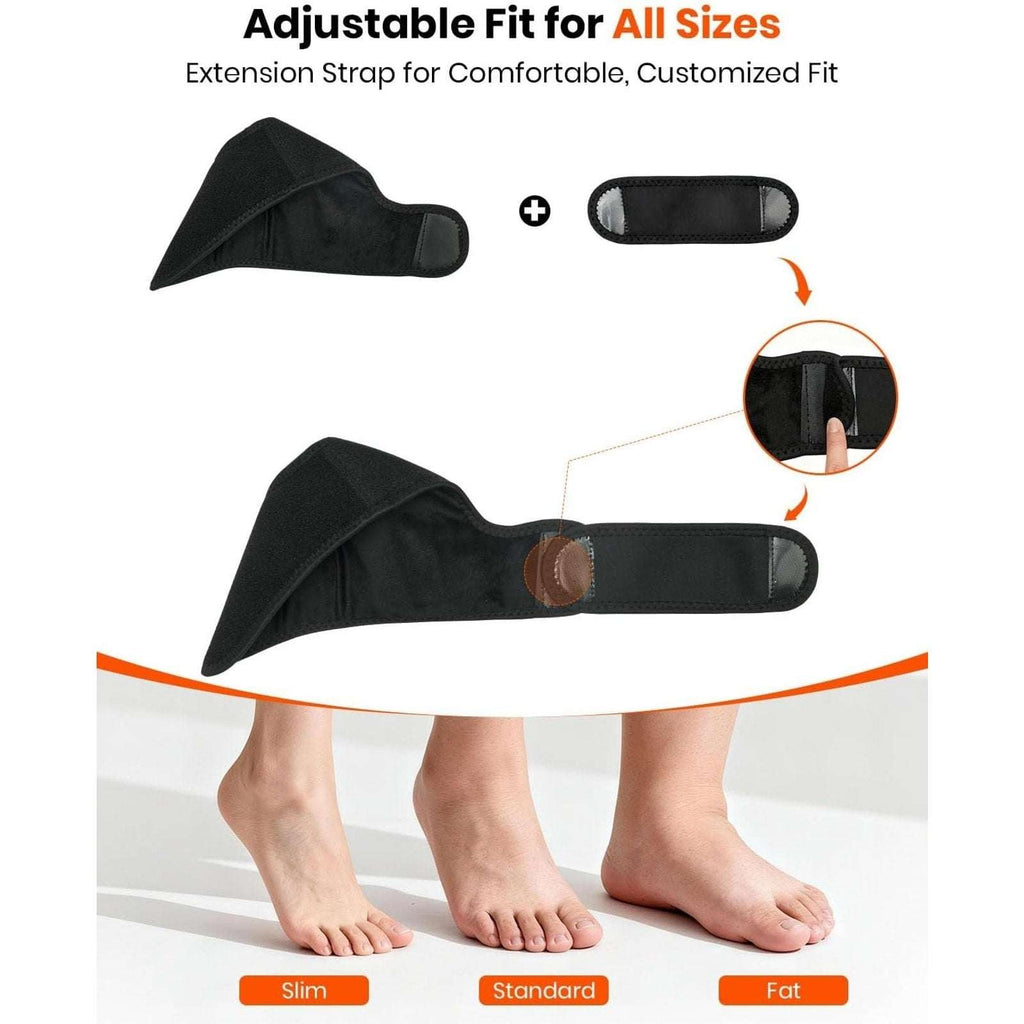 Foot Renew Ankle and Foot Massager Cordless 3-Level Vibration & Heat & Extenders