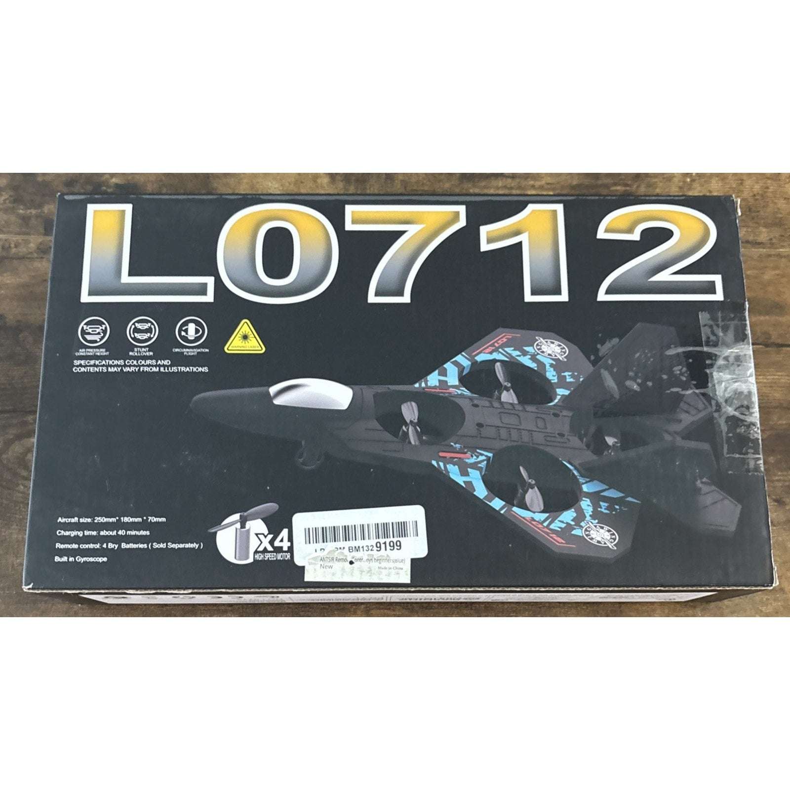 F-22 Raptor Drone2.4GHz RC Remote Control Stunt Plane Easy to Fly L0712 14YRS +