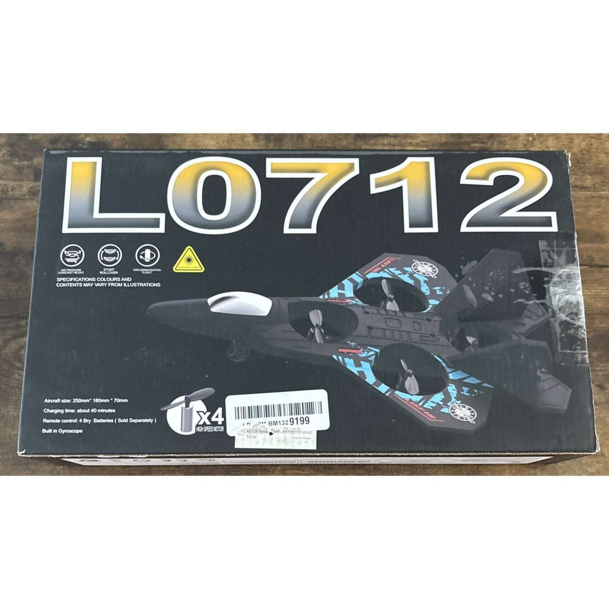 F-22 Raptor Drone2.4GHz RC Remote Control Stunt Plane Easy to Fly L0712 14YRS +