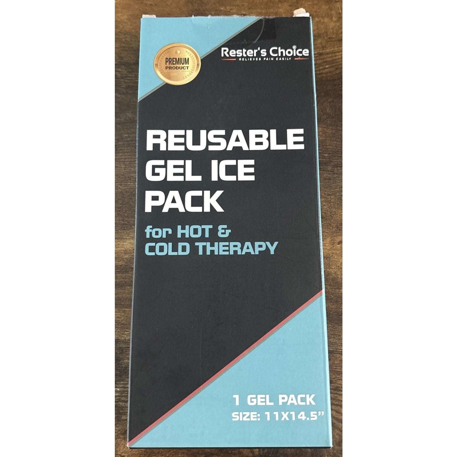 Rester's Choice Reusable Gel Ice Pack for Hot & Cold Therapy 11x14.5" Flexible