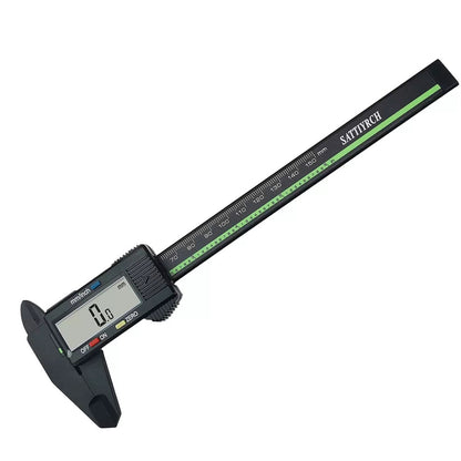 Extra Strong Engineered Plastic Digital Caliper w/ Large LCD Screen 0-6"/150mm