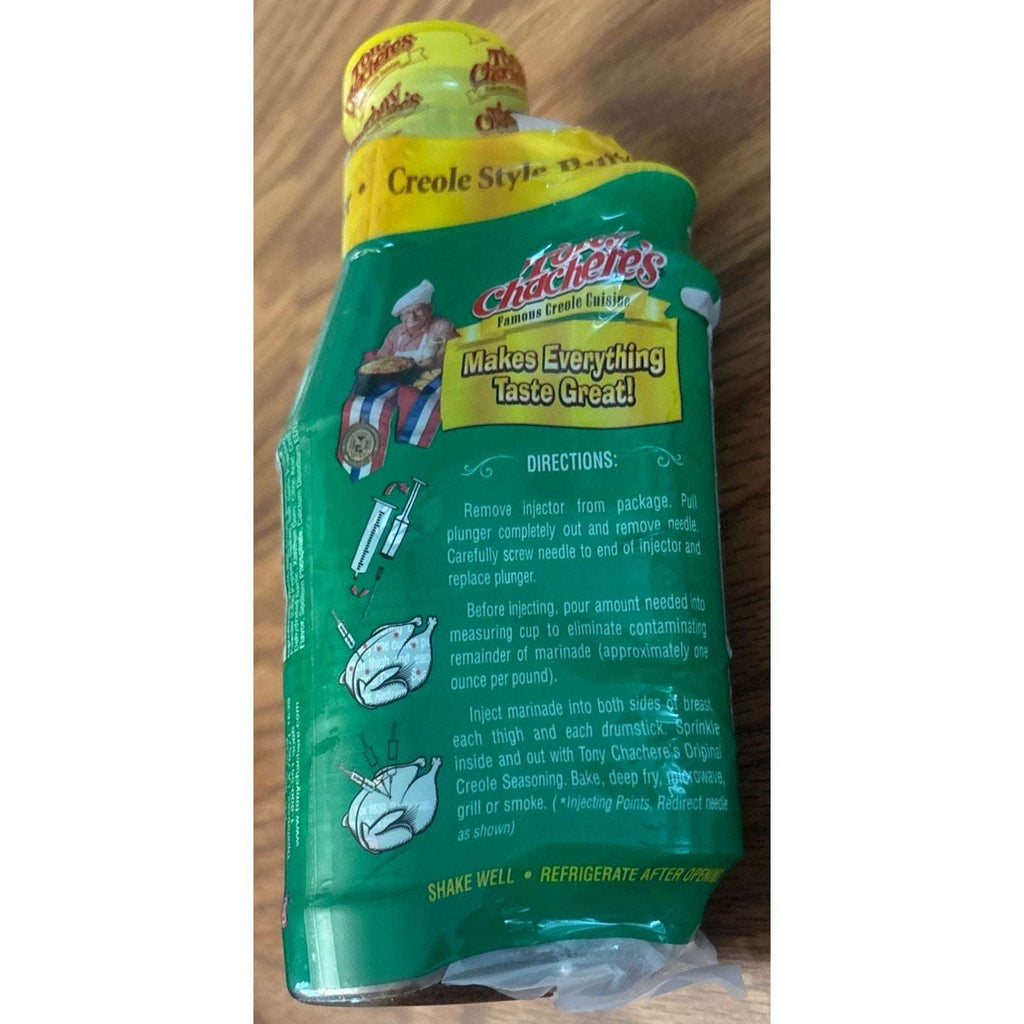 Tony Chachere's Injectables Creole Cajun Style Butter Marinade 17oz - Lot of 2