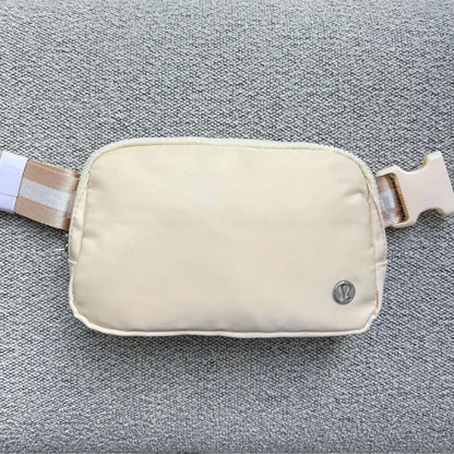 NEW Lululemon Everywhere Wordmark Crossbody Belt Bag 1L Buttercream Waist Pack