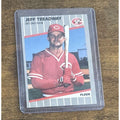 1989 FLEER #173 JEFF TREADWAY - Cincinnati REDS - Pack to Sleeve - MLB Baseball
