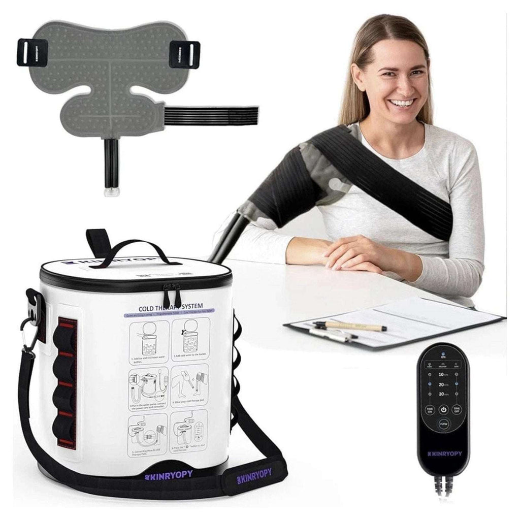 Kinryopy Shoulder Cold Therapy Machine Programmable Timer Portable Ice System