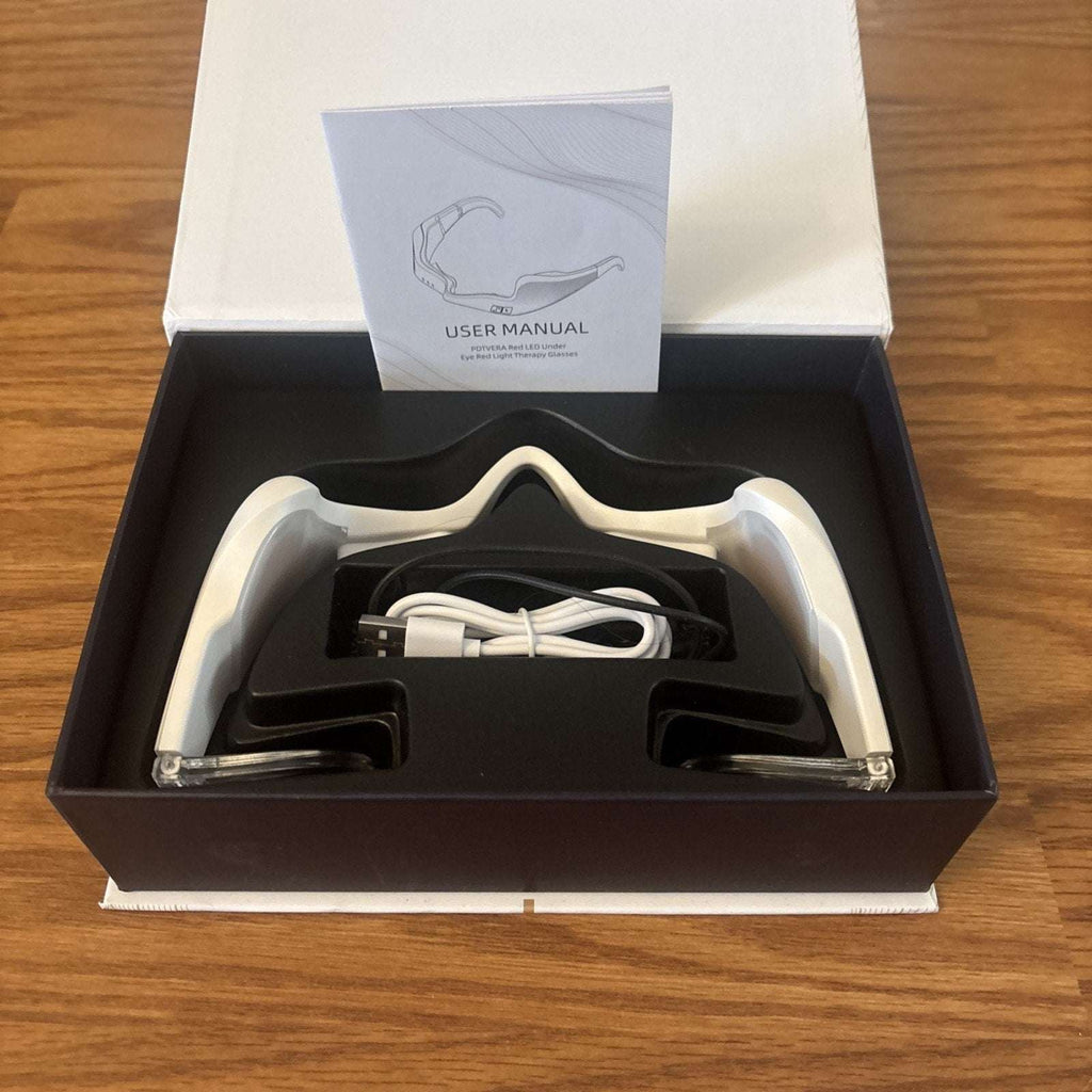 PDTVERA Red LED 4D 650nm Under-Eye Red Light Therapy Glasses NL-2212 - NOB