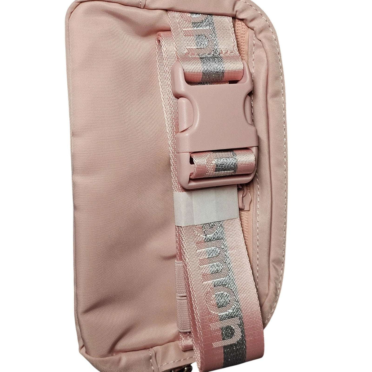 NWT Lululemon Everywhere Wordmark Crossbody Belt Bag Fanny Pack 1L Pink /Silver