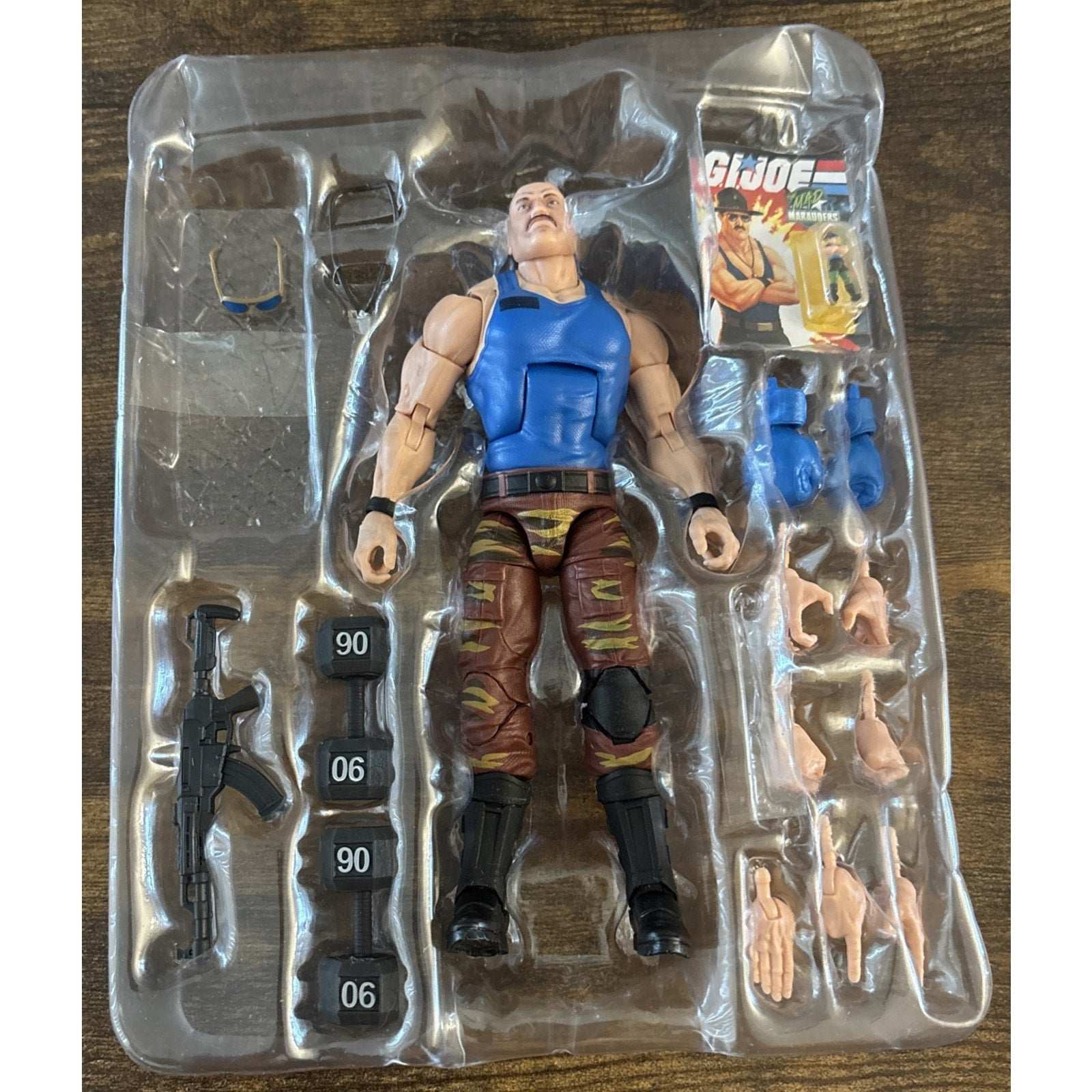 SGT. SLAUGHTER G.I. JOE Classified Series Mad Marauders 6" Action Figure READ!