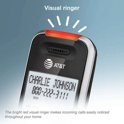 AT&T BL102 DECT 6.0 Cordless Phone w/ Answering Machine Caller ID/Block Intercom