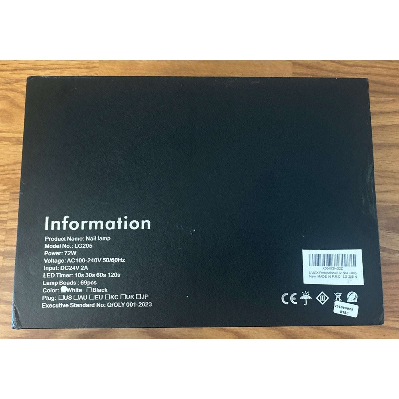 L'UGX 72W LED UV Nail Dryer Gel Polish Curing Lamp w/ Manicure Armrest Pillowtop