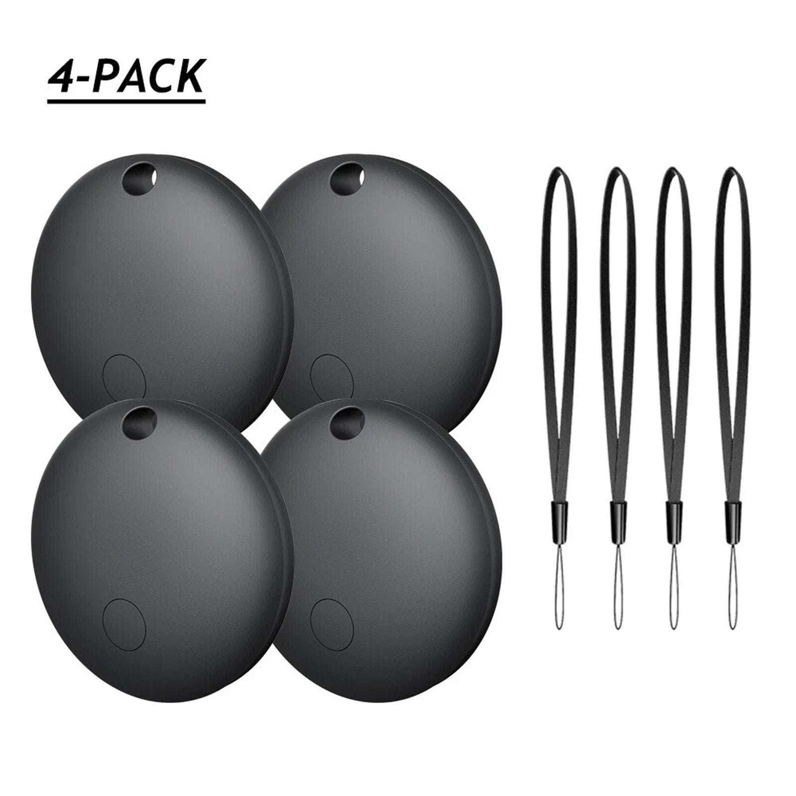 4Pk Smart Bluetooth Tracker Tag Item Finder Locator for Keys Luggage Bag (iOS)