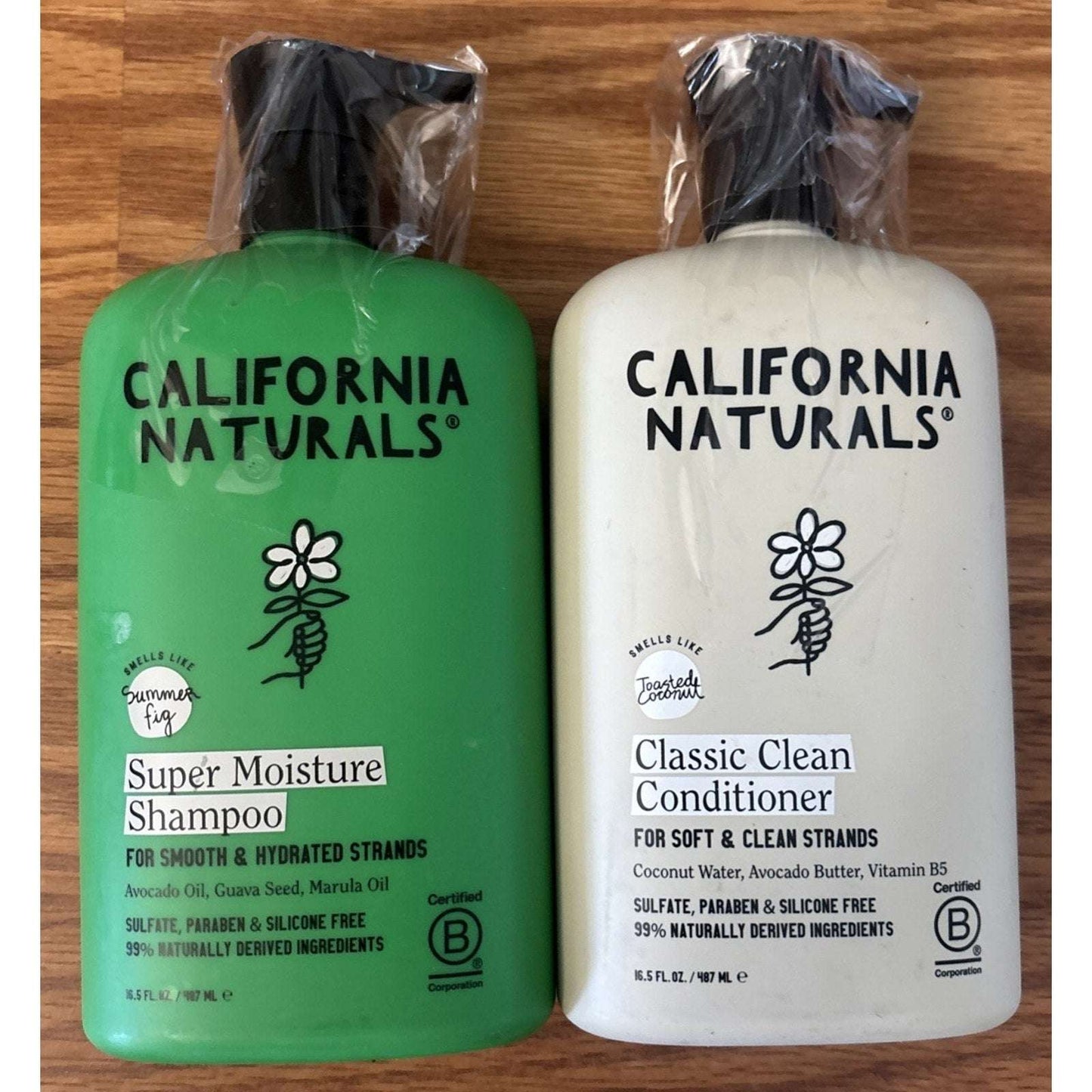 2PC California Naturals Summer Fig Shampoo & Toasted Coconut Conditioner 16.5oz