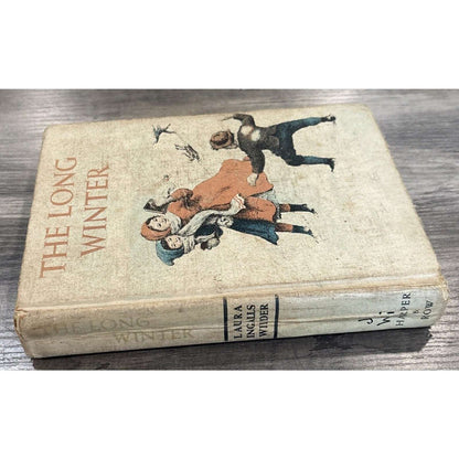 TRUE Vintage 1953 THE LONG WINTER by Laura Ingalls Wilder Hardcover Harper & Row