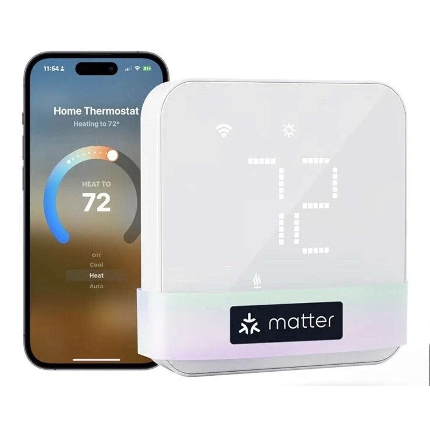 Meross MTS300 Smart WiFi Thermostat Matter Alexa Apple Home Google Energy Saving