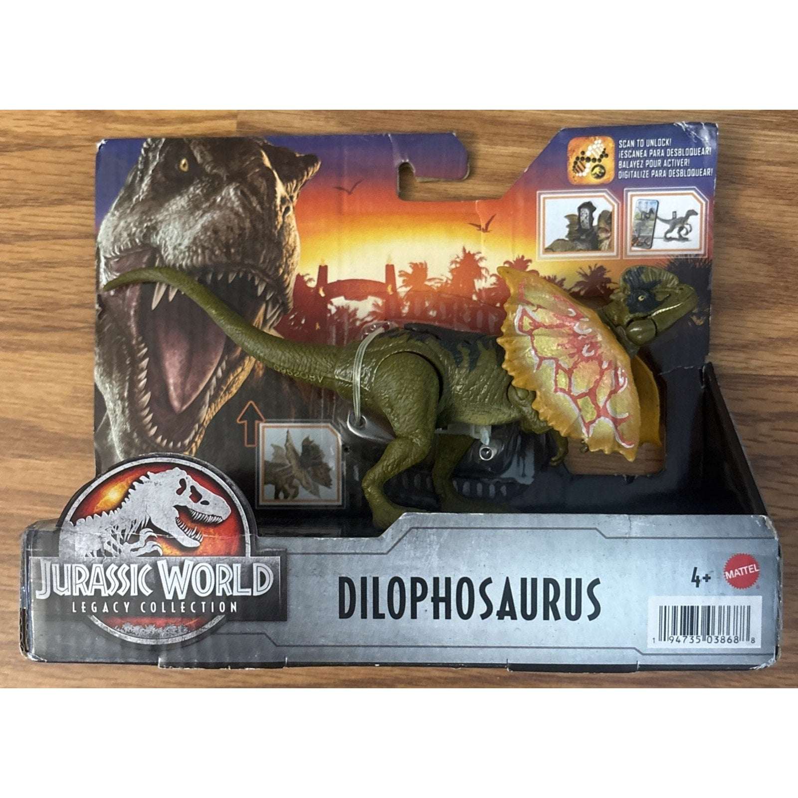 Mattel Jurassic World Legacy Collection DILOPHOSAURUS Dinosaur Action Figure New