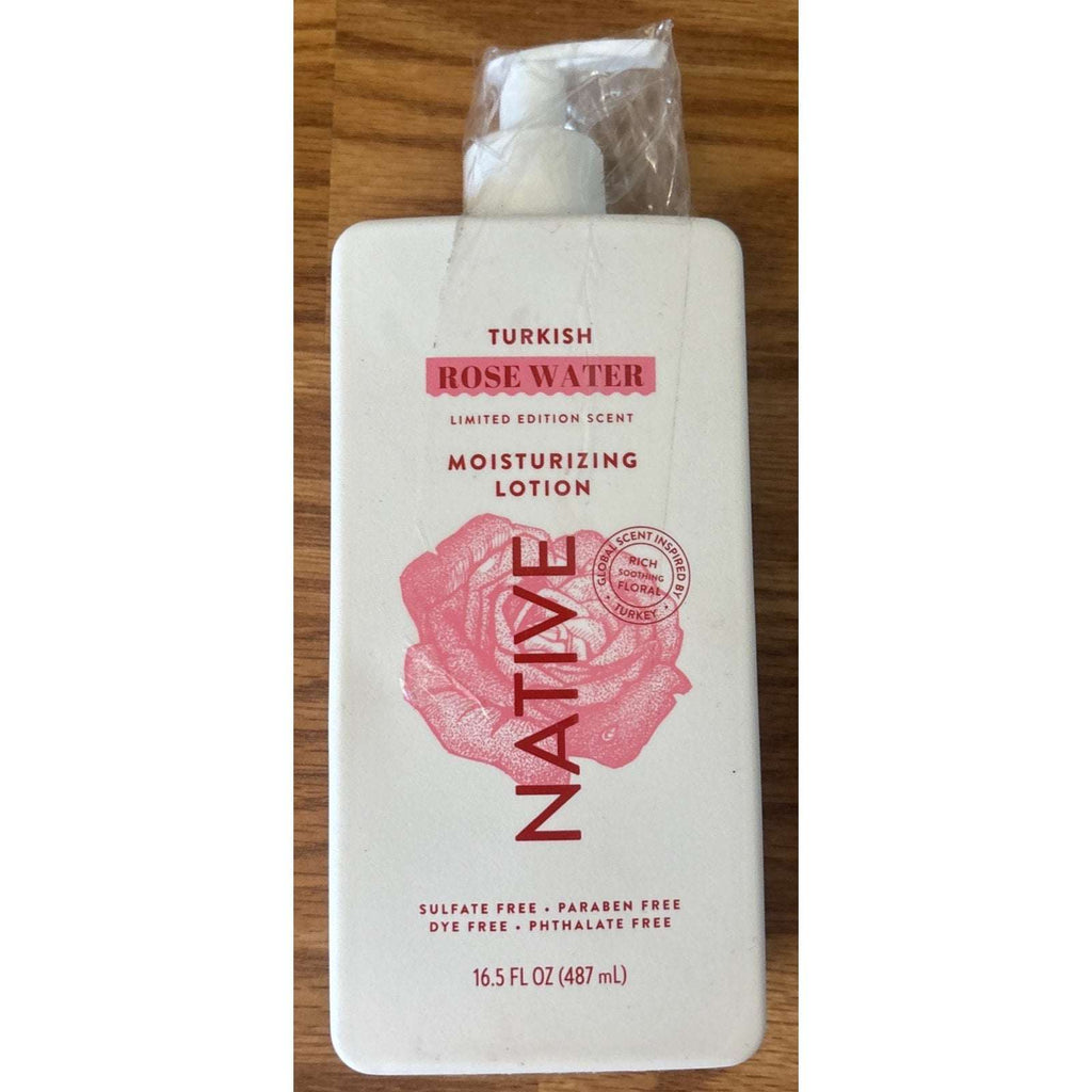 Native Turkish Rose Water Limited Edition Moisturizing Lotion - 16.5 fl oz - NEW