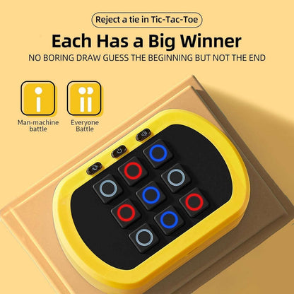 Electronic Tic-Tac-Toe 5-in-1 Games Rechargeable Handheld Console Ages 6-12