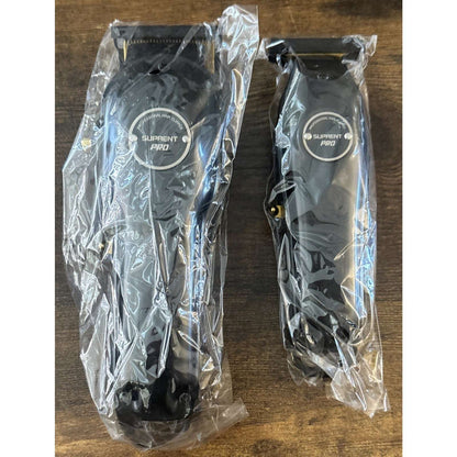 Suprent PRO THE BLACK DEVIL Hair Clipper & Detail Trimmer Kit HC596BX NEW