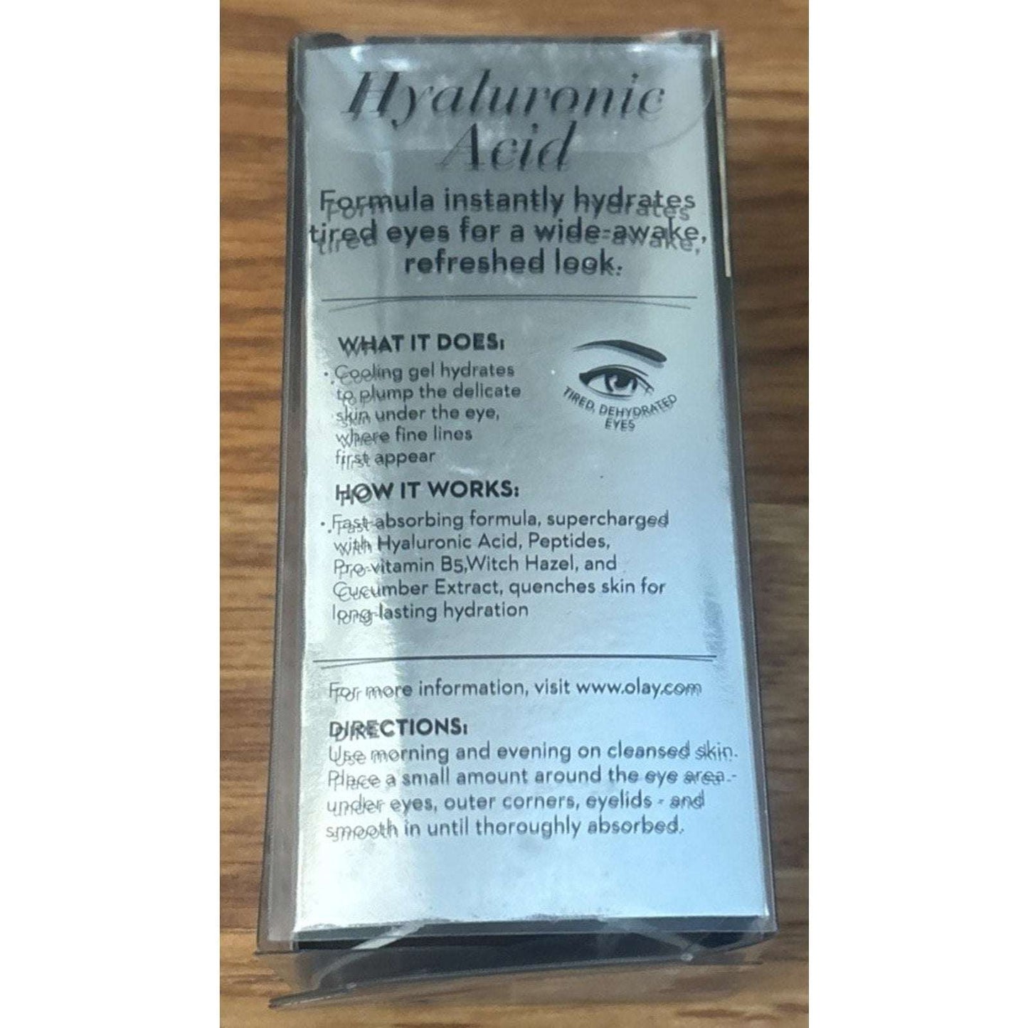 Olay Eyes DEEP HYDRATING EYE GEL .5oz for Tired Dehydrated Eyes Retired NIB RARE