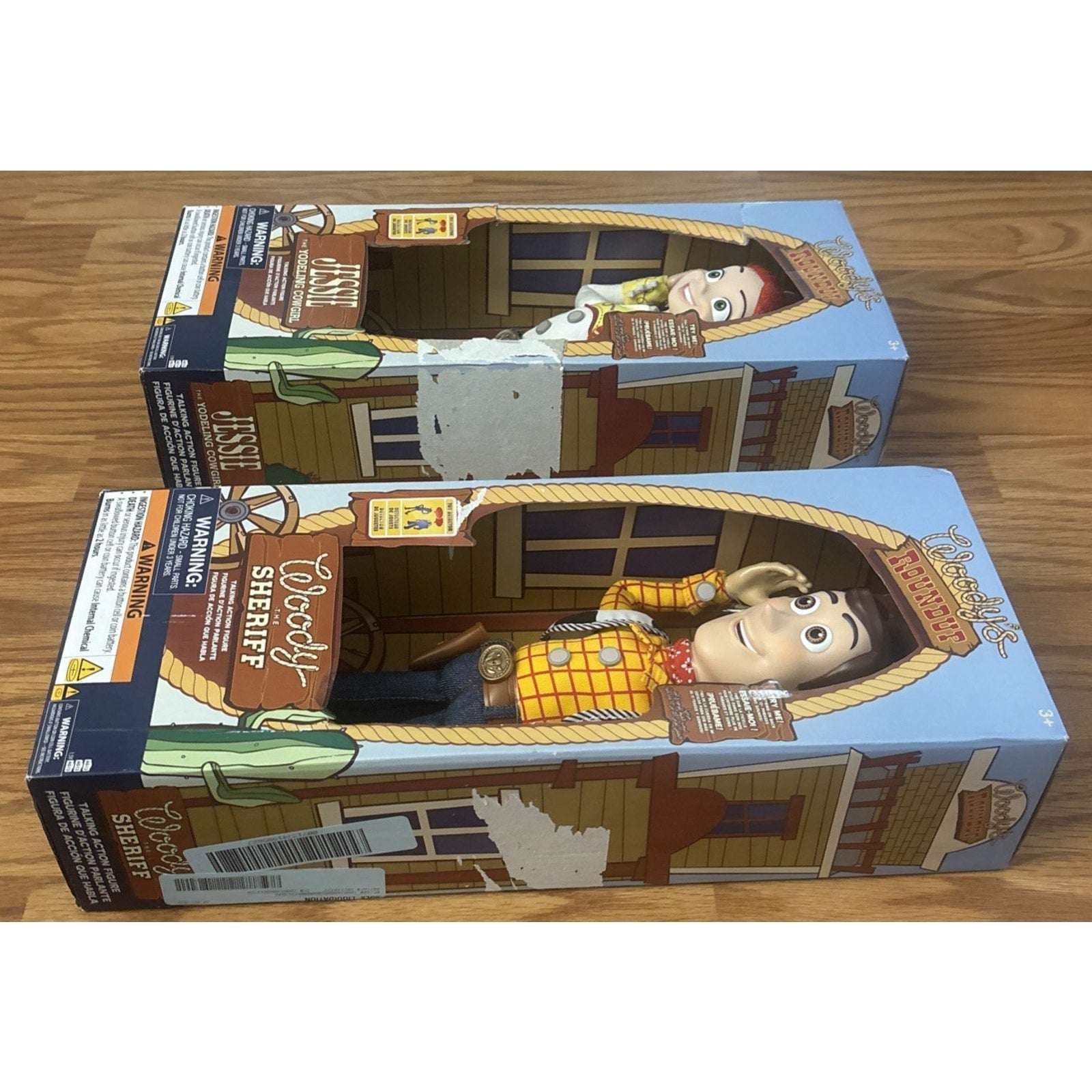Disney Pixar Toy Story Talking Woody's Roundup Woody & Jessie Cowgirl Doll 15''