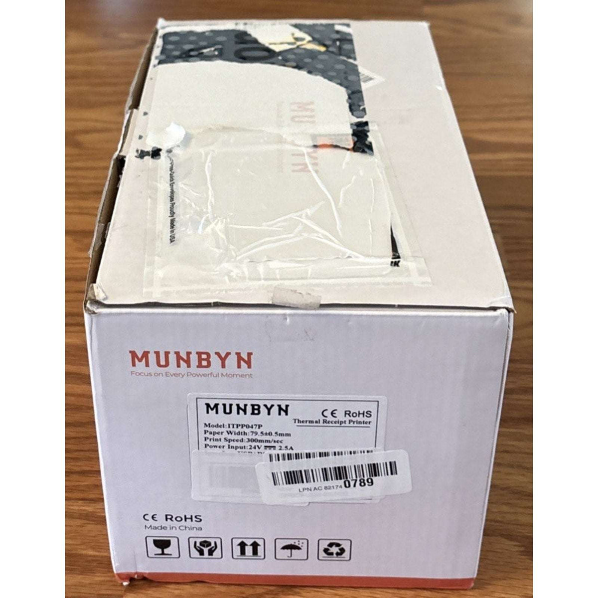 MUNBYN MFi iOS Bluetooth Thermal Receipt Printer ITPP047P-USEB-MUS iPhone iPad