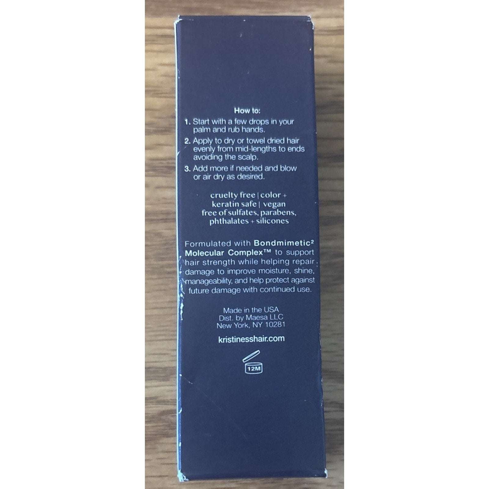 Kristin Ess+ Peptide Restore Bond Repair & Strengthening Hair Serum Heat Protect