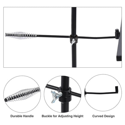 Swivel Campfire Grill Grate, Adjustable Heavy Duty Steel Open Fire 12.6"x16.7"