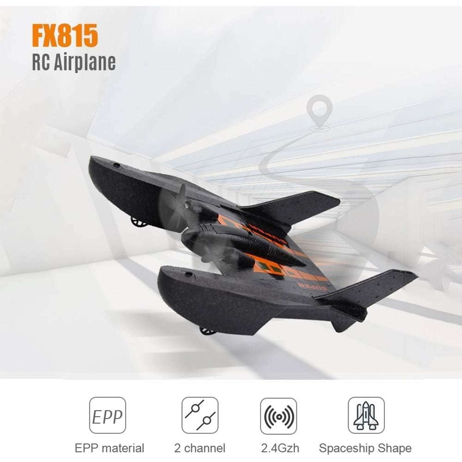 GoolRC 2.4Ghz 2CH FX-815 RC Seaplane Remote Control Airplane Radio Control Plane