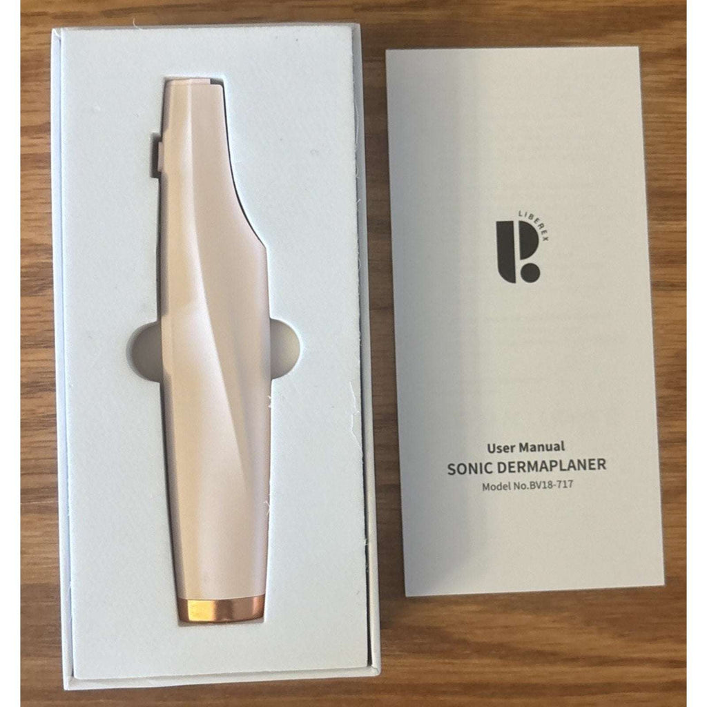 Rechargeable Dermaplaning Facial Exfoliation & Peach Fuzz Hair Remover +6 Blades