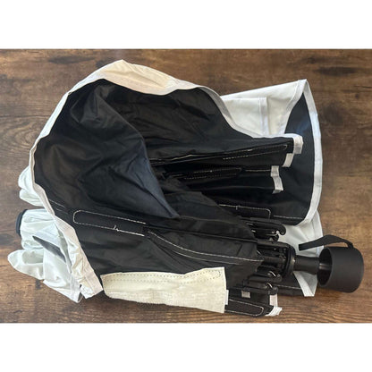 TORRAS Car Windshield Sun Shade Umbrella w Organizer - Universal Beige Blocks UV