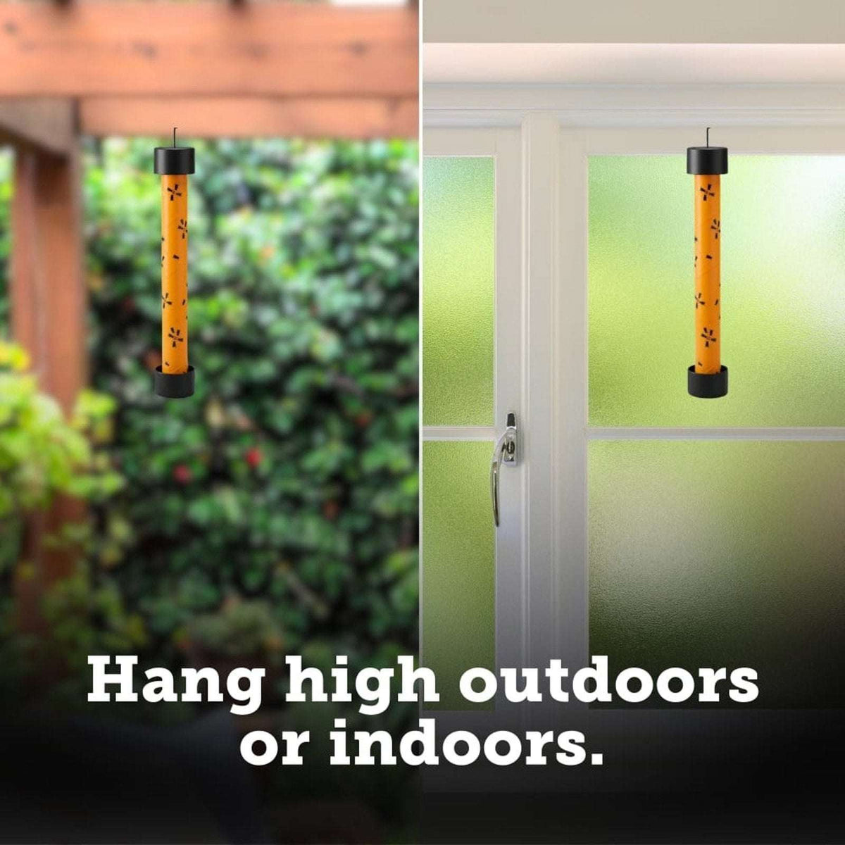 Starbar EZ Fly Stik Odorless Sticky Fly Trap 2-Pack Indoor & Outdoor w/ Hanger