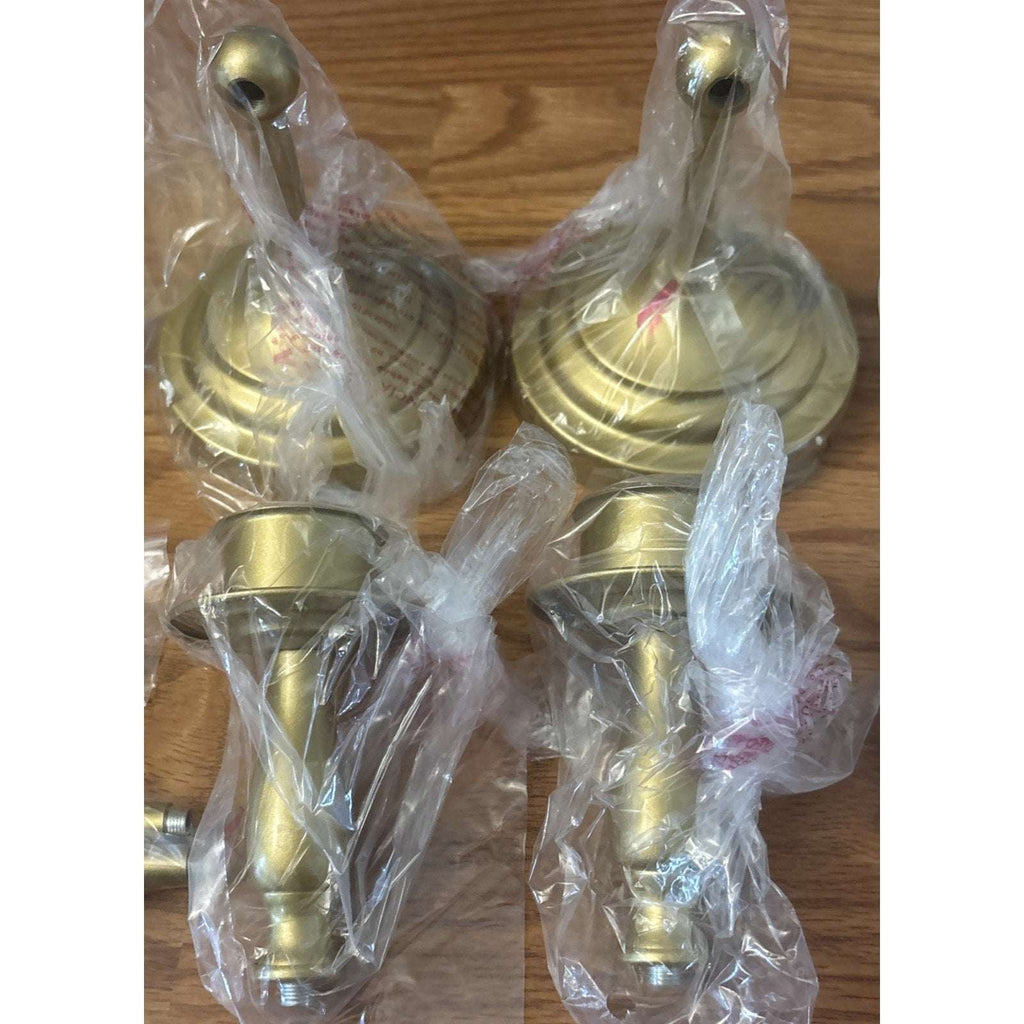 Battery Operated Wall Sconce Set of 2, Vintage Gold Wireless Rechargeable Lights