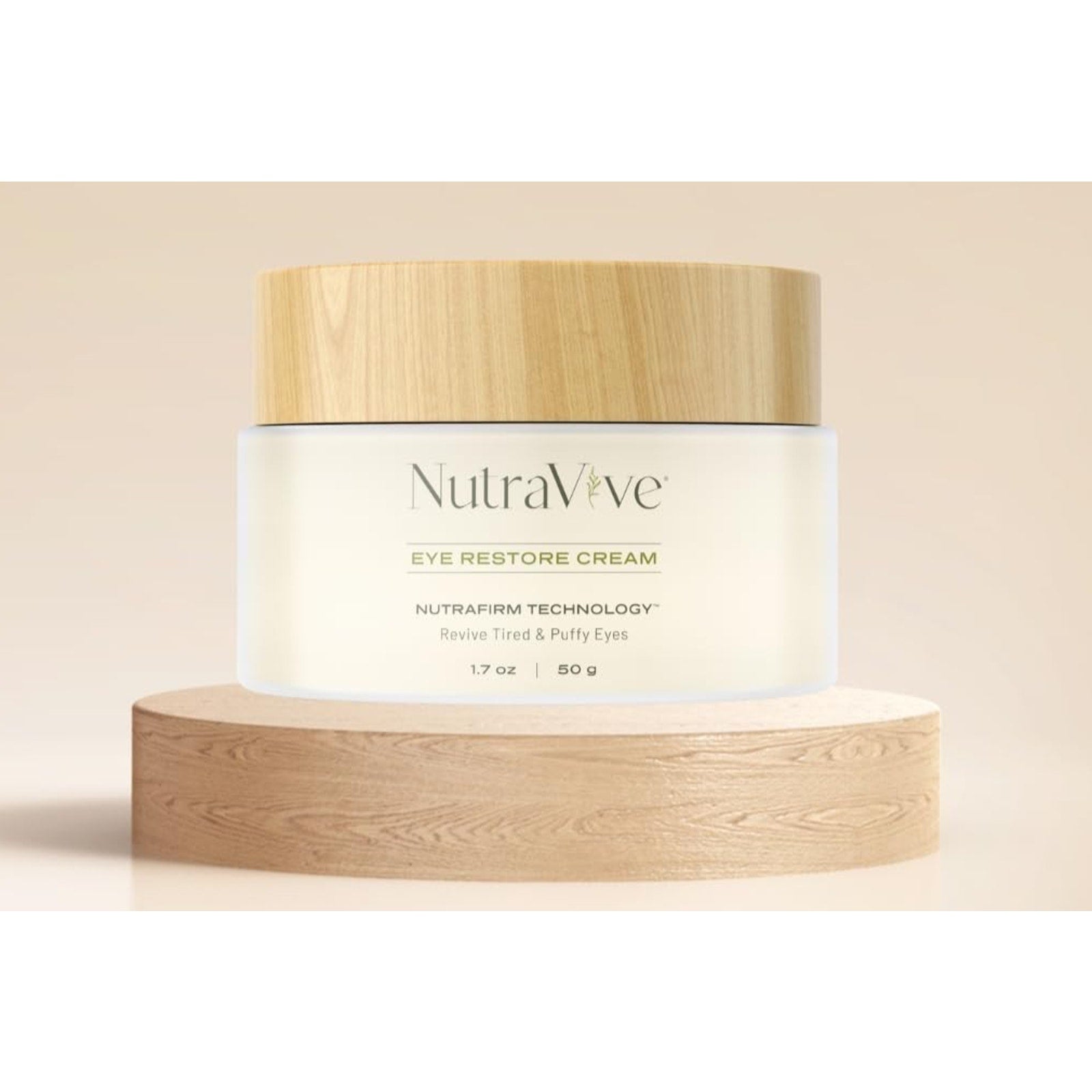 NutraVive Eye Cream - Revive, Firm & Lift Tired & Puffy Eyes Anti-Aging Collagen