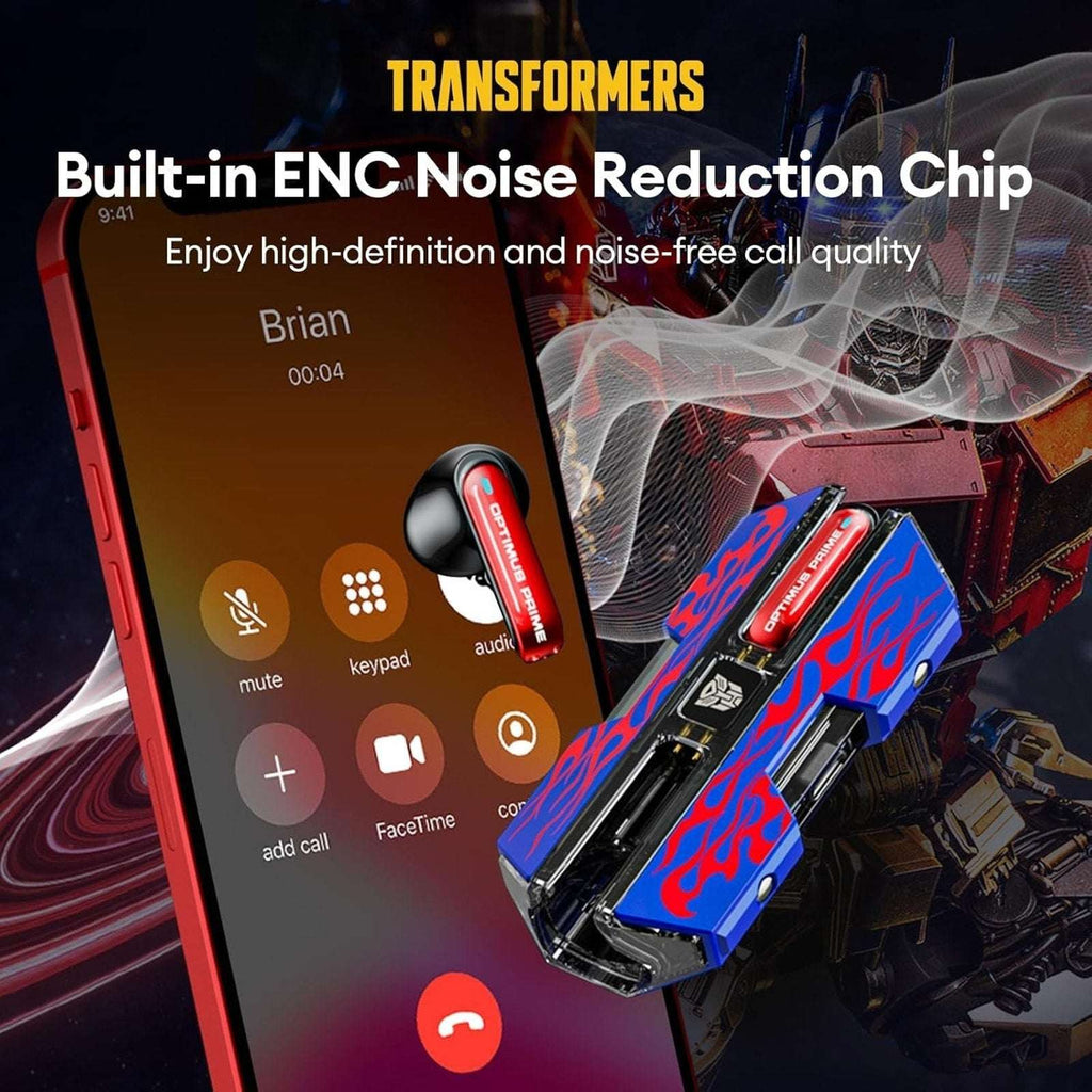 Hasbro Transformers TF-T01 Bluetooth Wireless In-Ear Headphones - Optimus Prime