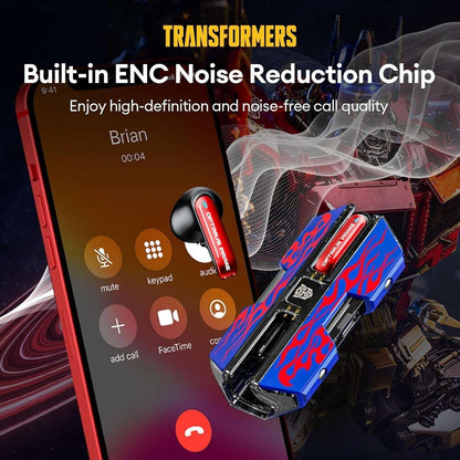 Hasbro Transformers TF-T01 Bluetooth Wireless In-Ear Headphones - Optimus Prime
