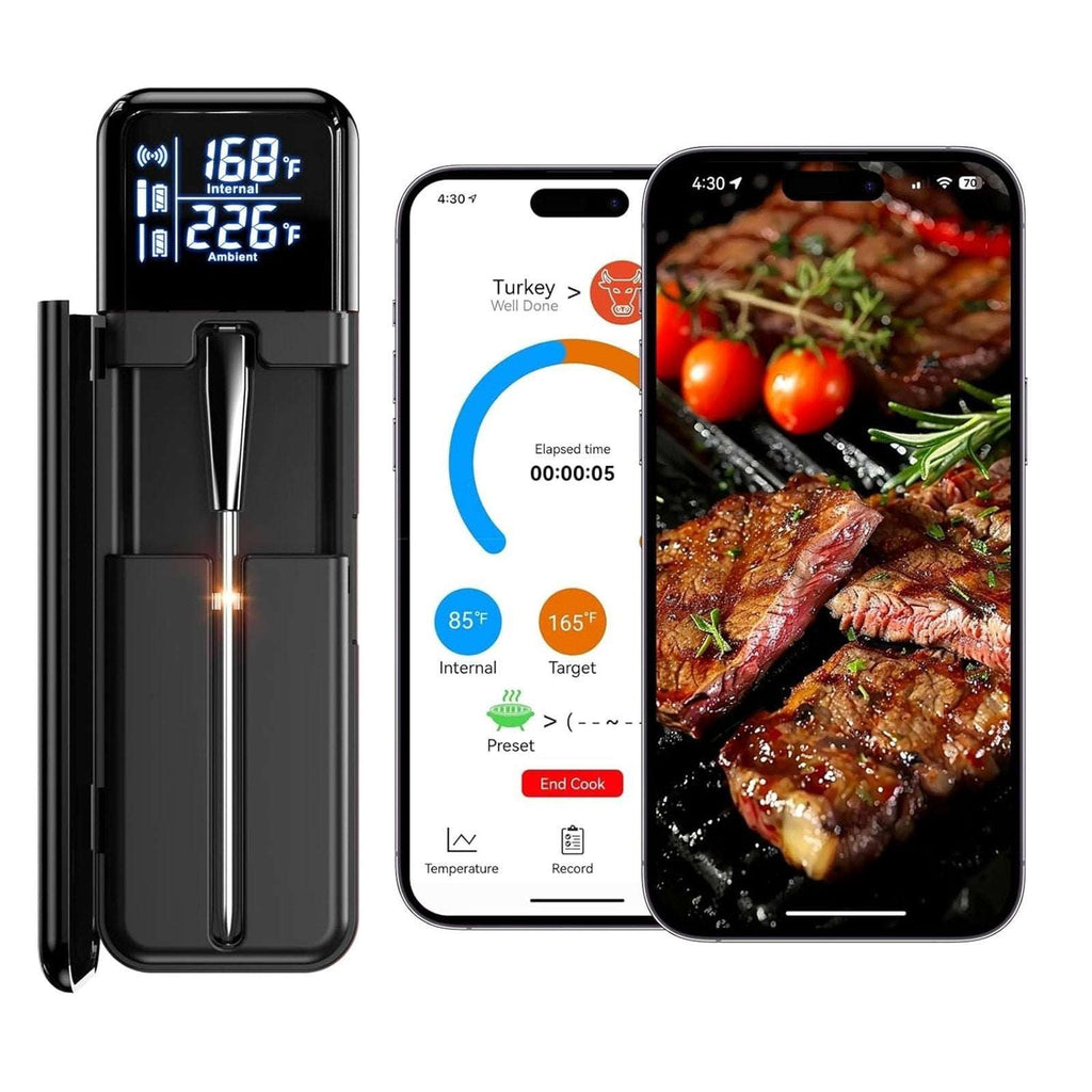 Smart Wireless Bluetooth Meat Thermometer Multi-Sensor, Instant Read with APP